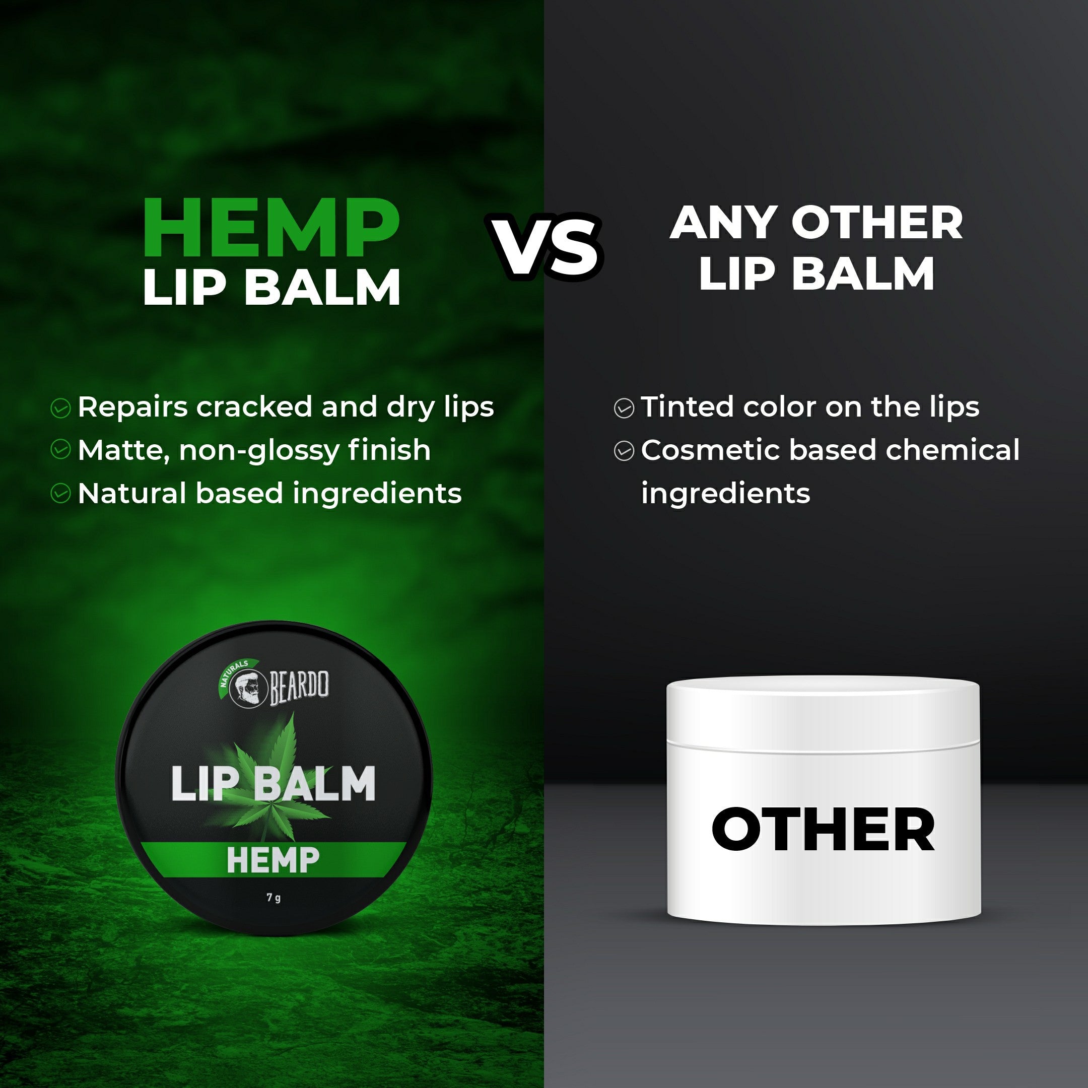 Beardo Hemp Lip Balm