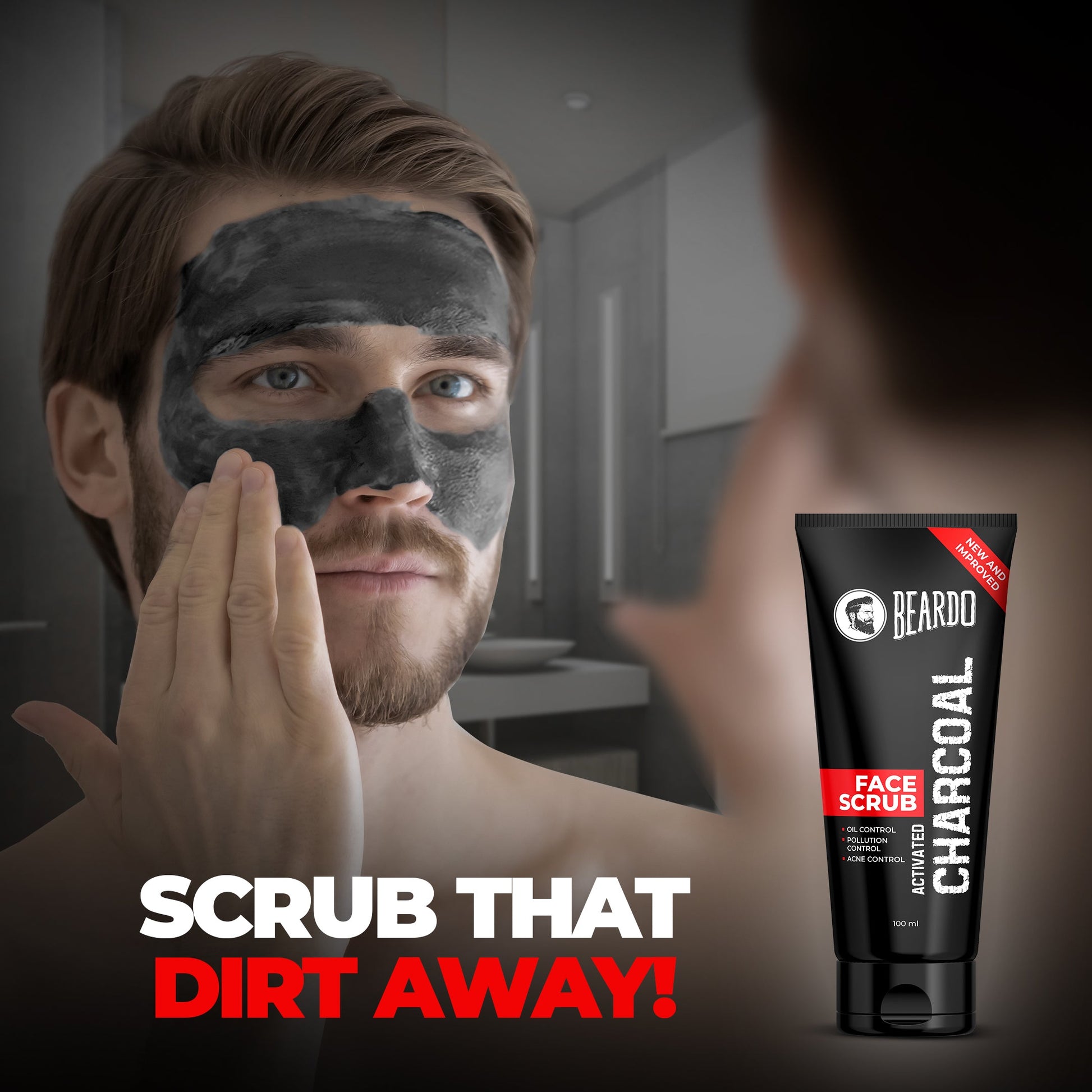 Beardo Charcoal Face Scrub 100g