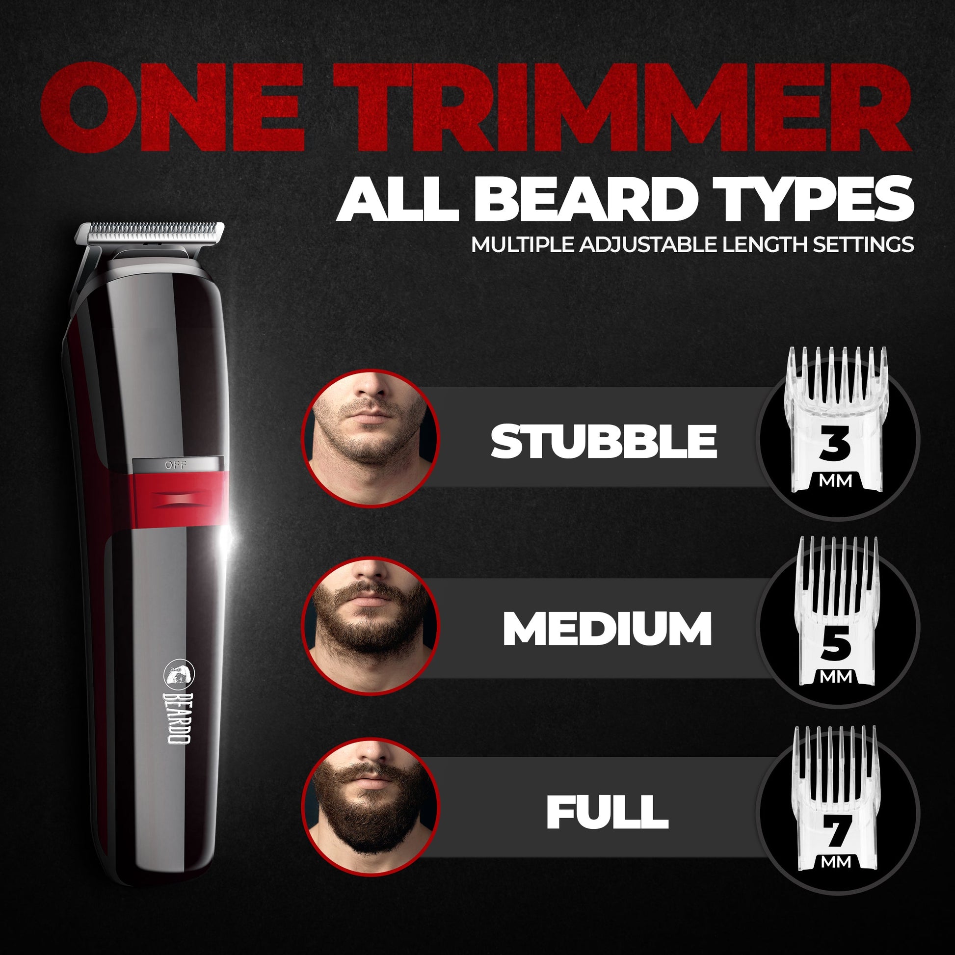 Beardo Apex 3-in-1 Trimmer