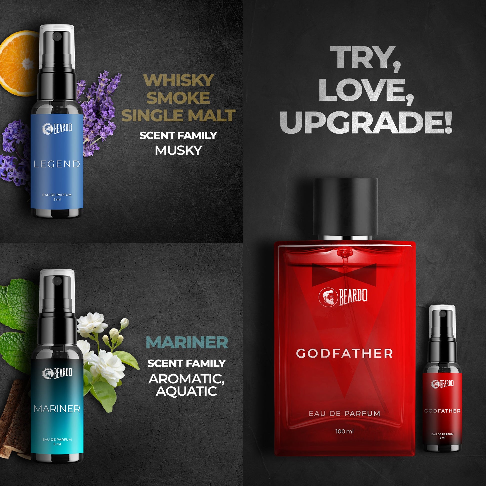 Beardo Trial Kit Set