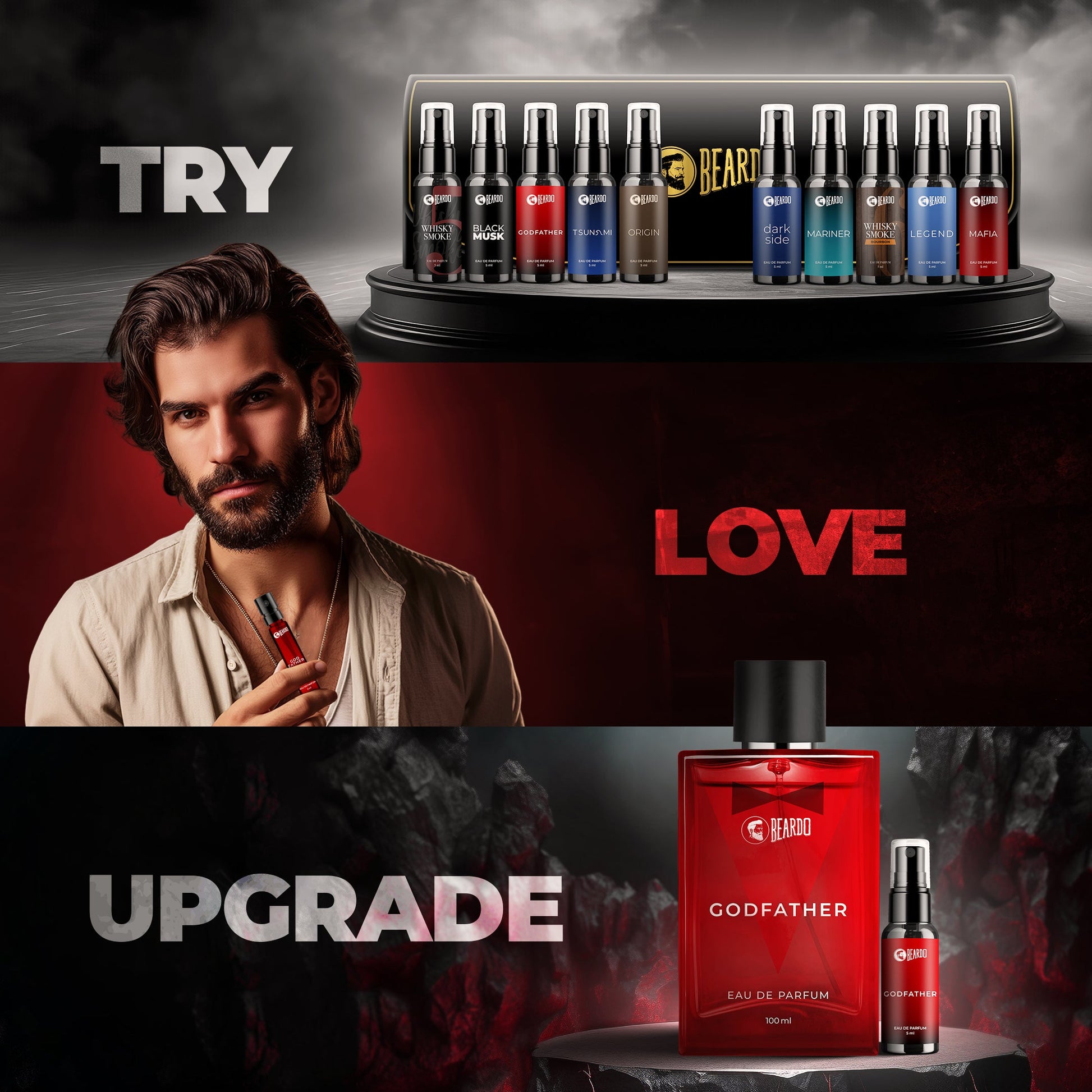 Beardo Trial Kit Set