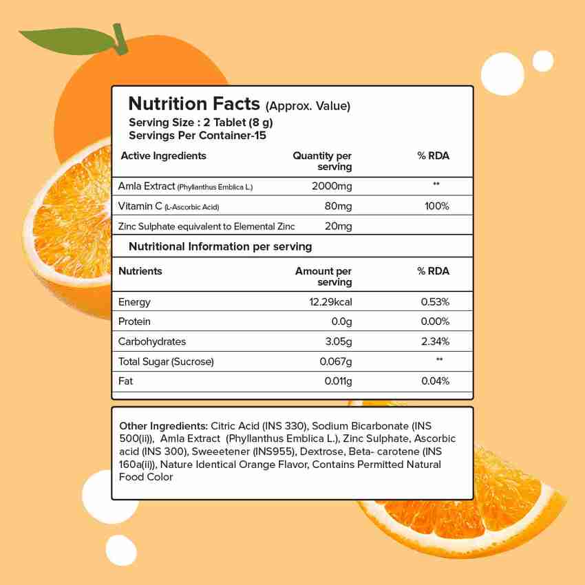 Natural Vitamin C, 1000mg Amla