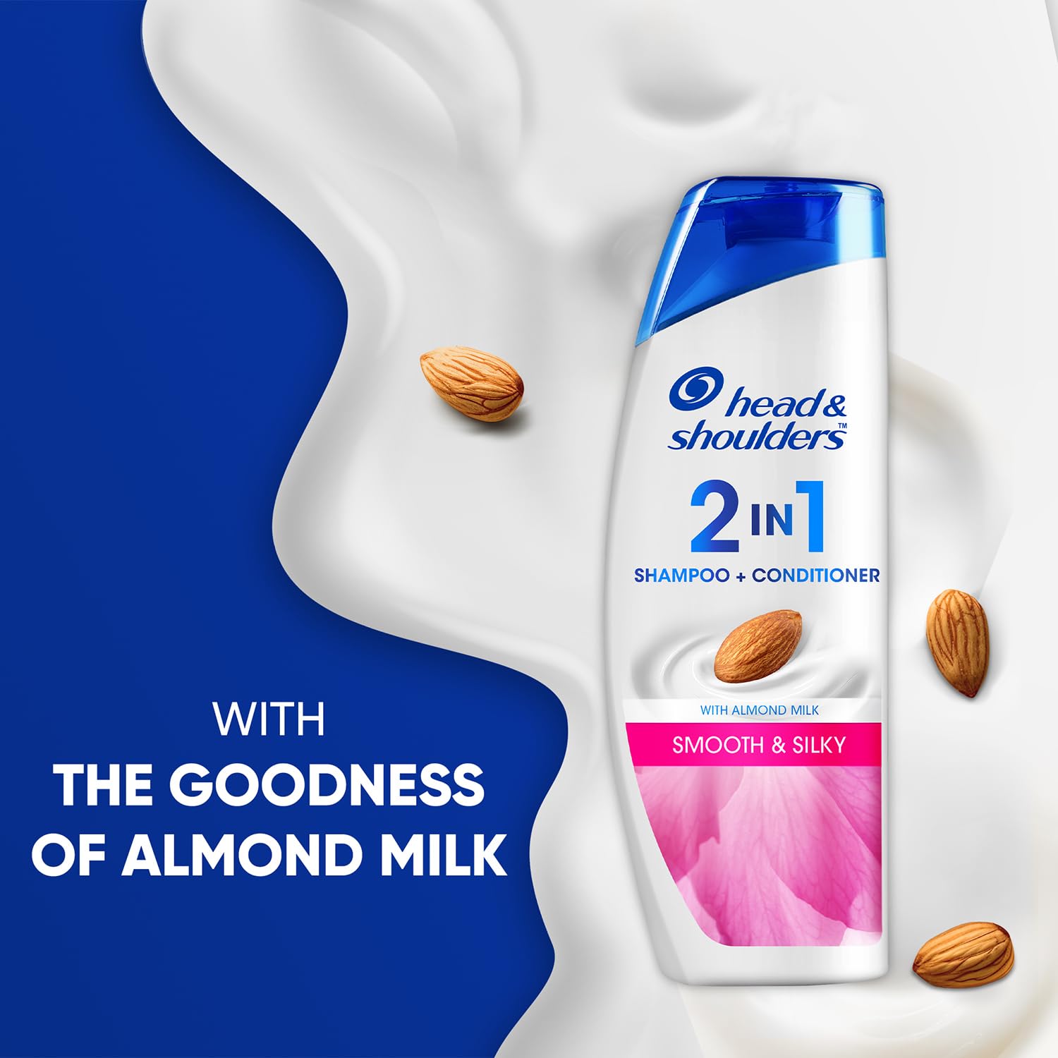 Head & Shoulders Smooth Silky Anti-Dandruff 2-in-1 Shampoo 180ml