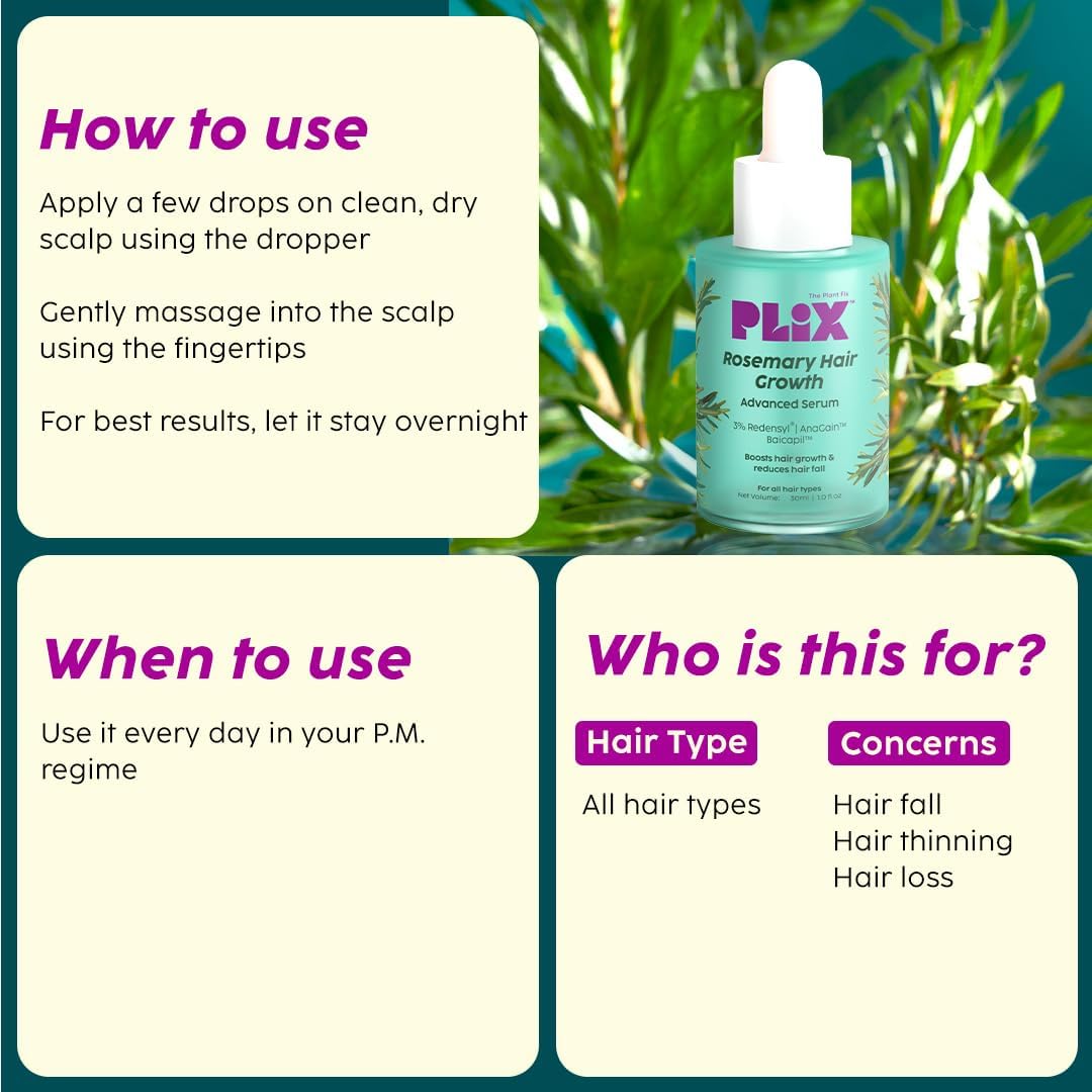 Hair Growth Serum with Rosemary & Redensyl