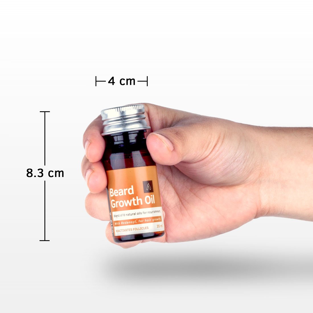 Ustraa Beard Growth Oil 2x35ml Natural Redensyl Formula