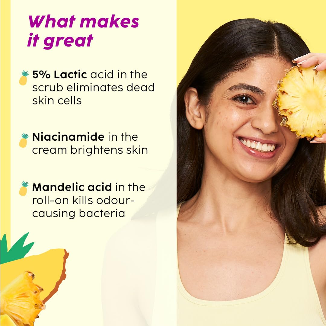 PLIX Plant Fix Pineapple Body Care Kit