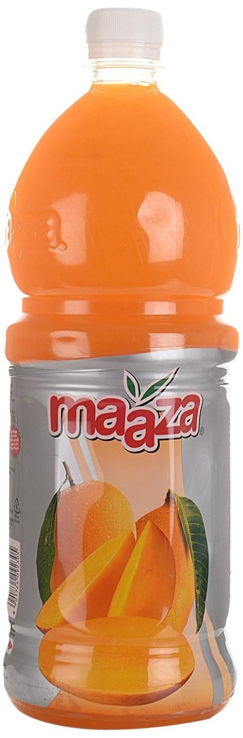 Maaza Mango Juice Soft Drink Bottle 1.2L Refreshing Fruit Beverage