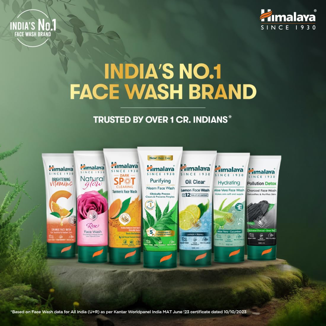 Himalaya Purifying Neem Face Wash 100ml Natural Acne Control Gel