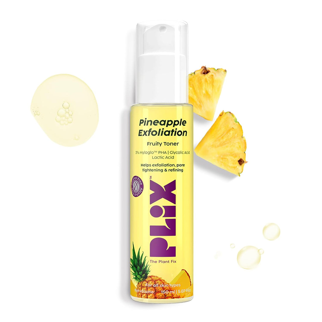 PLIX Pineapple PHA 3% Alcohol Free Face Toner