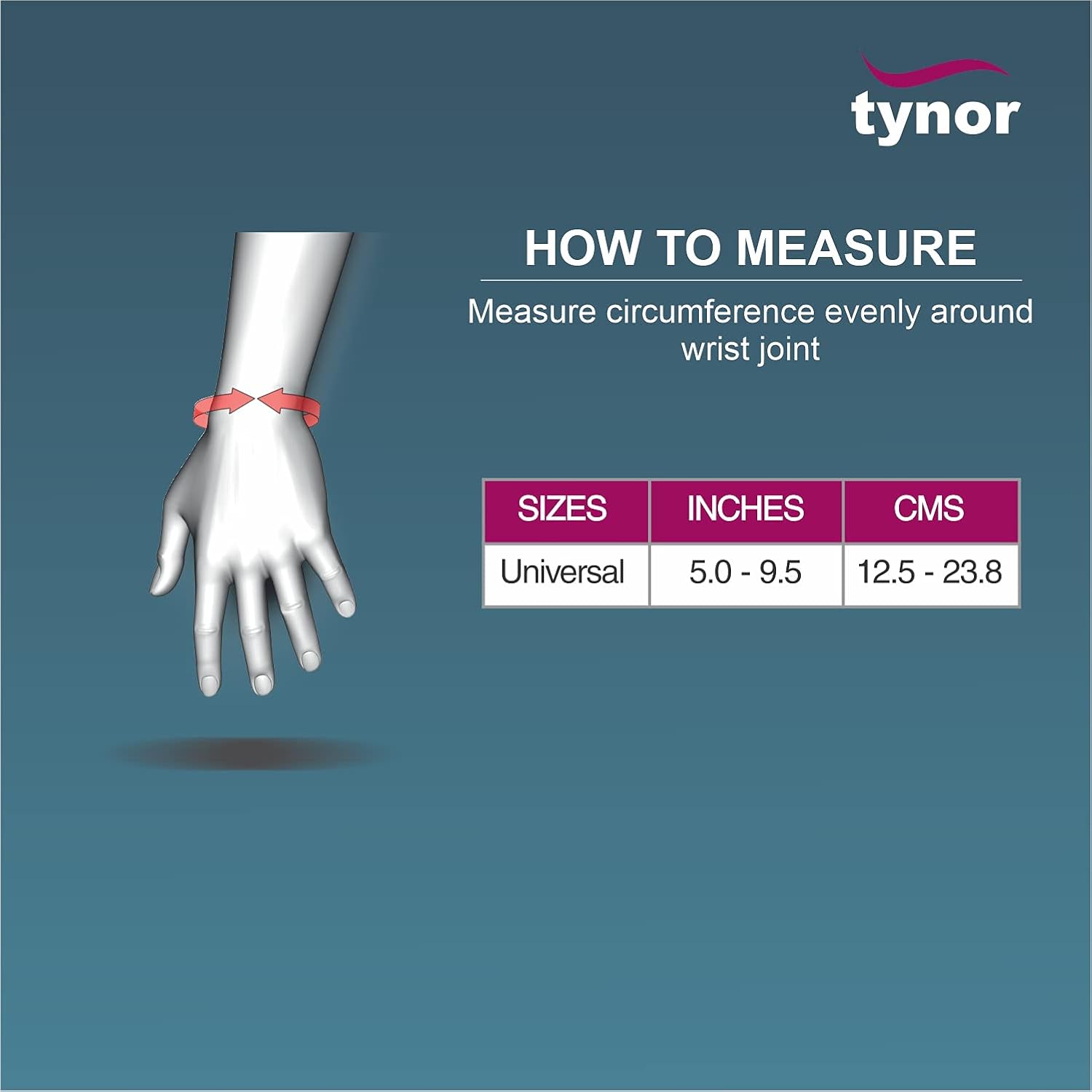 Tynor Wrist Brace with Thumb - Pain Relief & Stabilisation