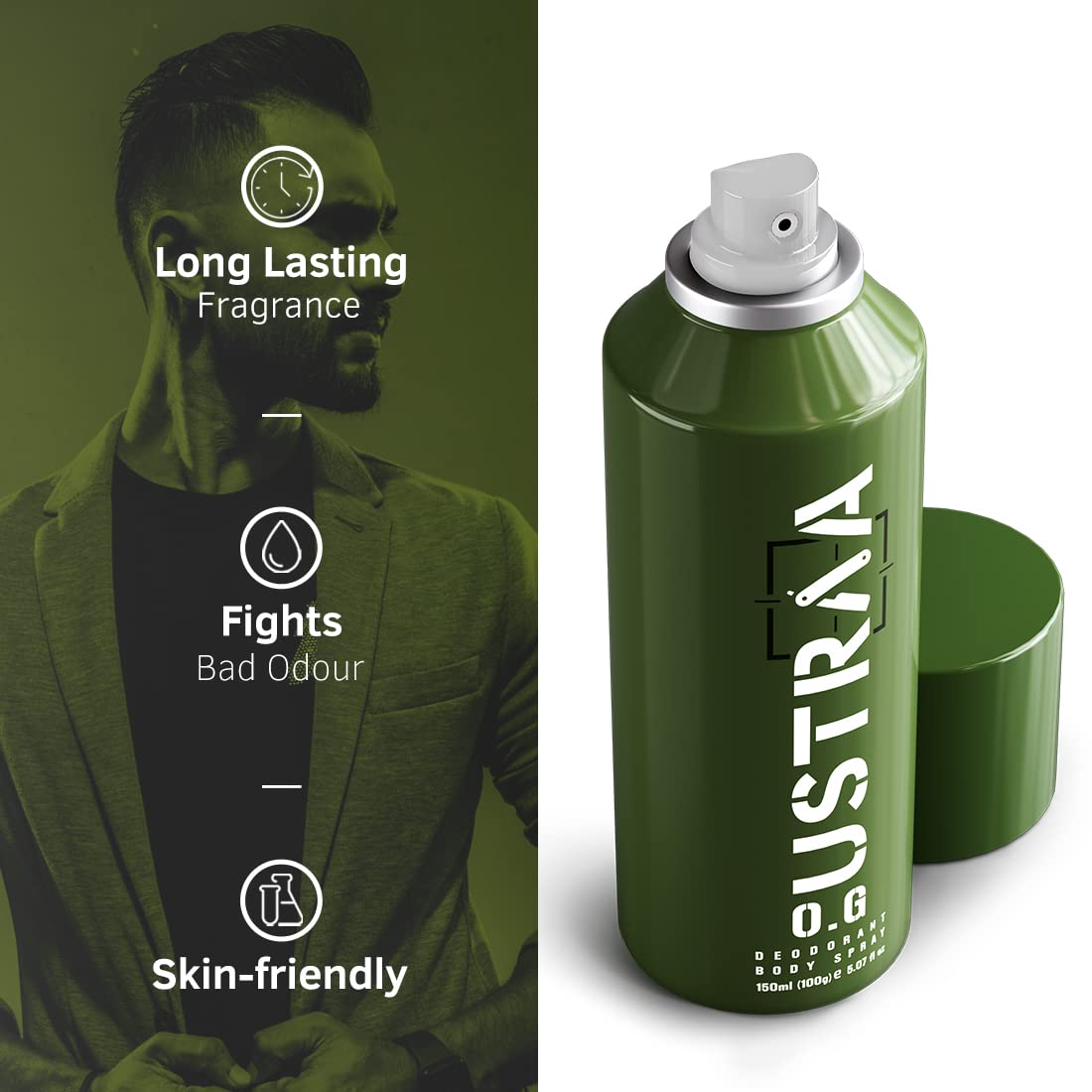 Ustraa O.G Men’s Body Spray 150ml Strong Passionate Fragrance
