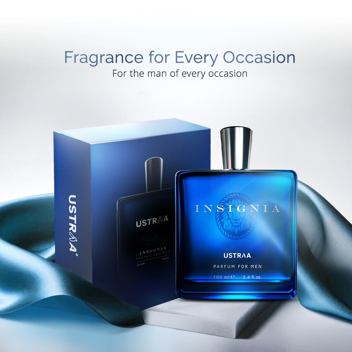 Ustraa Insignia Premium Men’s Perfume 100ml – Royal Woody Spice