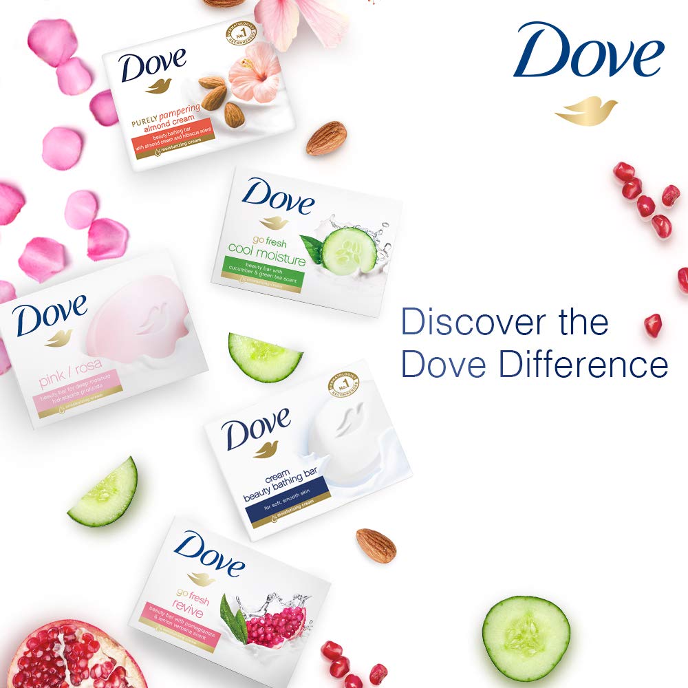 Dove Cream Beauty Bathing Bar Cucumber Green Tea 3×75g