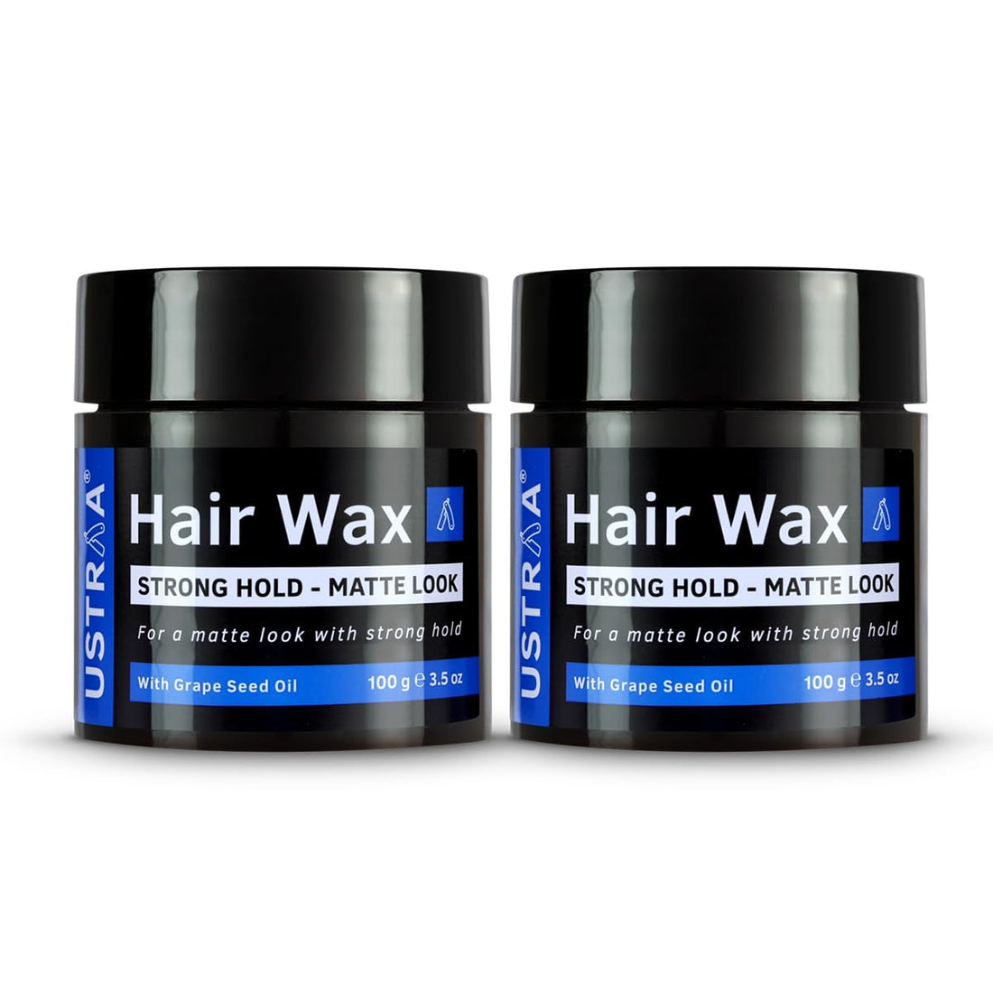 Ustraa Strong Hold Matte Hair Wax – Non‑Sticky 100g Pack