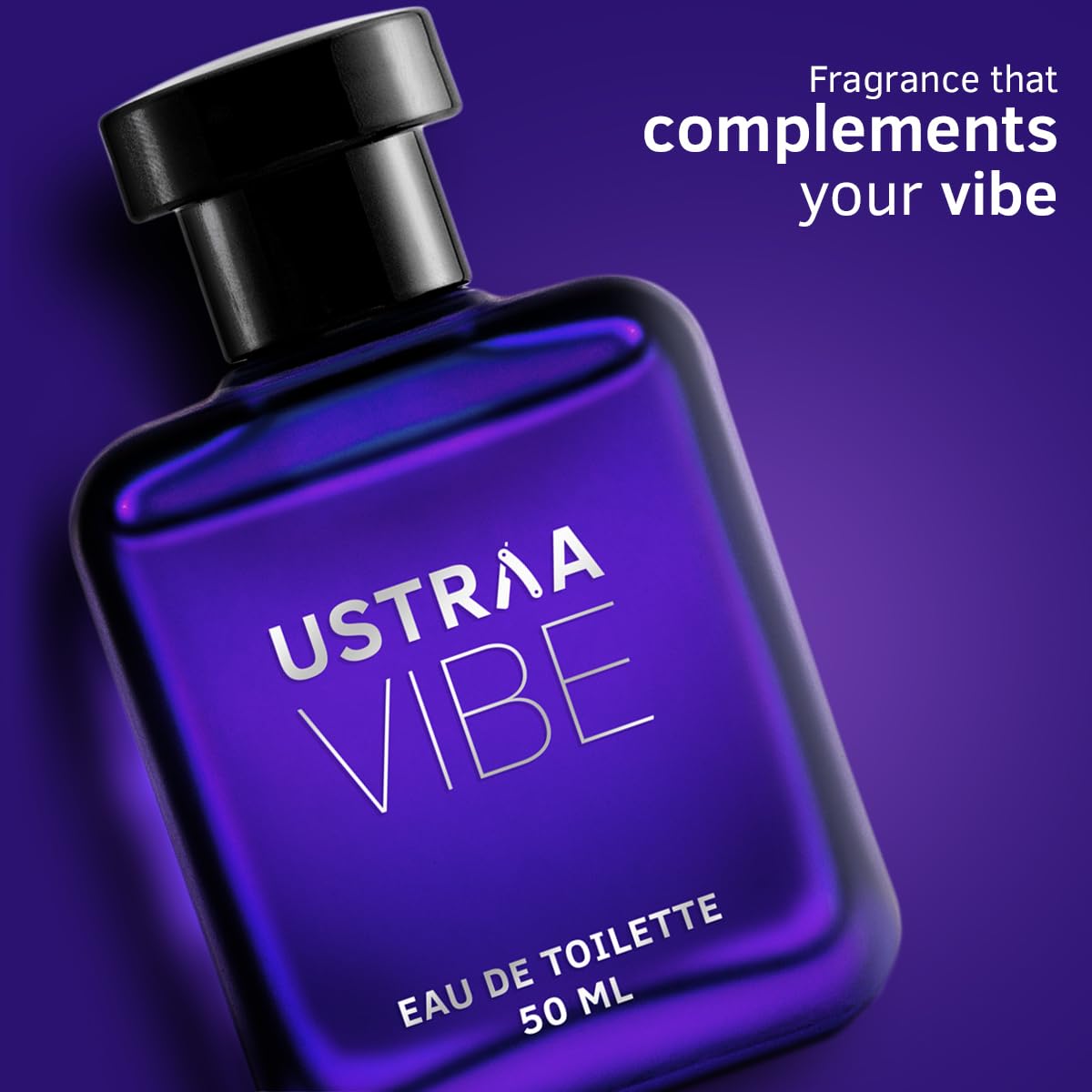 Ustraa Vibe Men’s Eau de Toilette 50ml Fresh Long-Lasting Fragrance