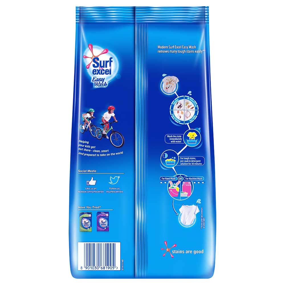 Surf Excel Easy Wash 1kg Detergent Powder – Stain Remover