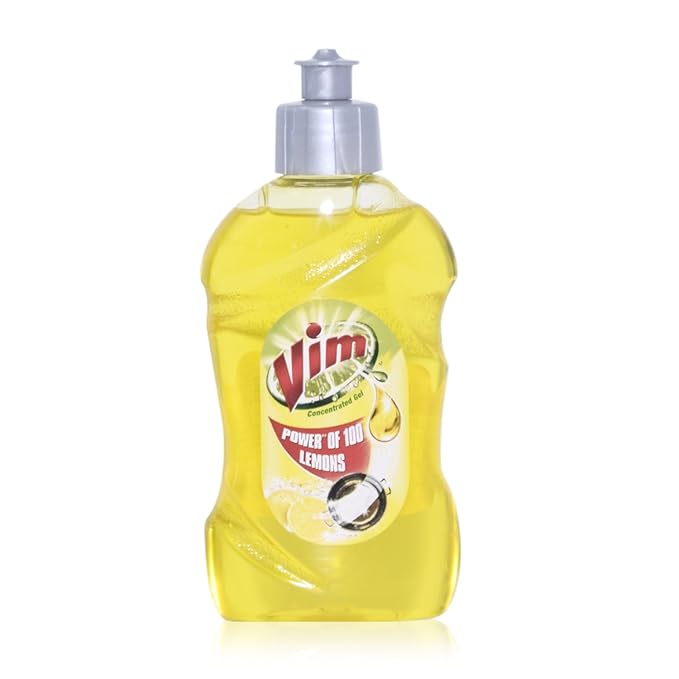 Vim Lemon Dishwash Liquid 135ml pouch
