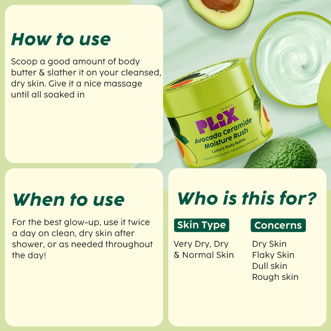 Avocado Ceramide Moisture Rush Body Butter