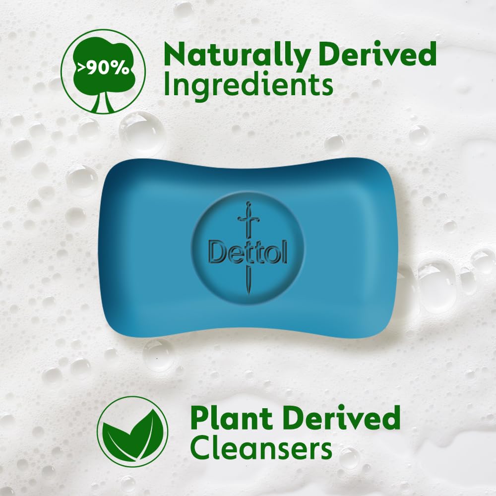 Dettol Intense Cool Bathing Soap Bar with Menthol 125g