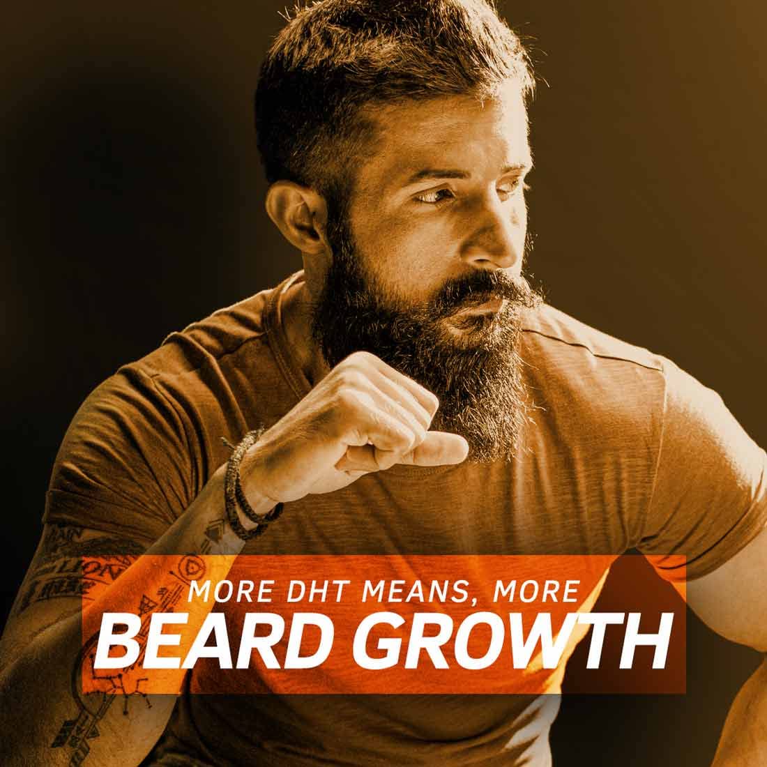 Ustraa Advanced Beard Growth Oil 60ml Redensyl DHT Booster