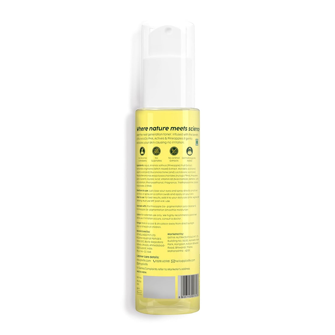 PLIX Pineapple PHA 3% Alcohol Free Face Toner