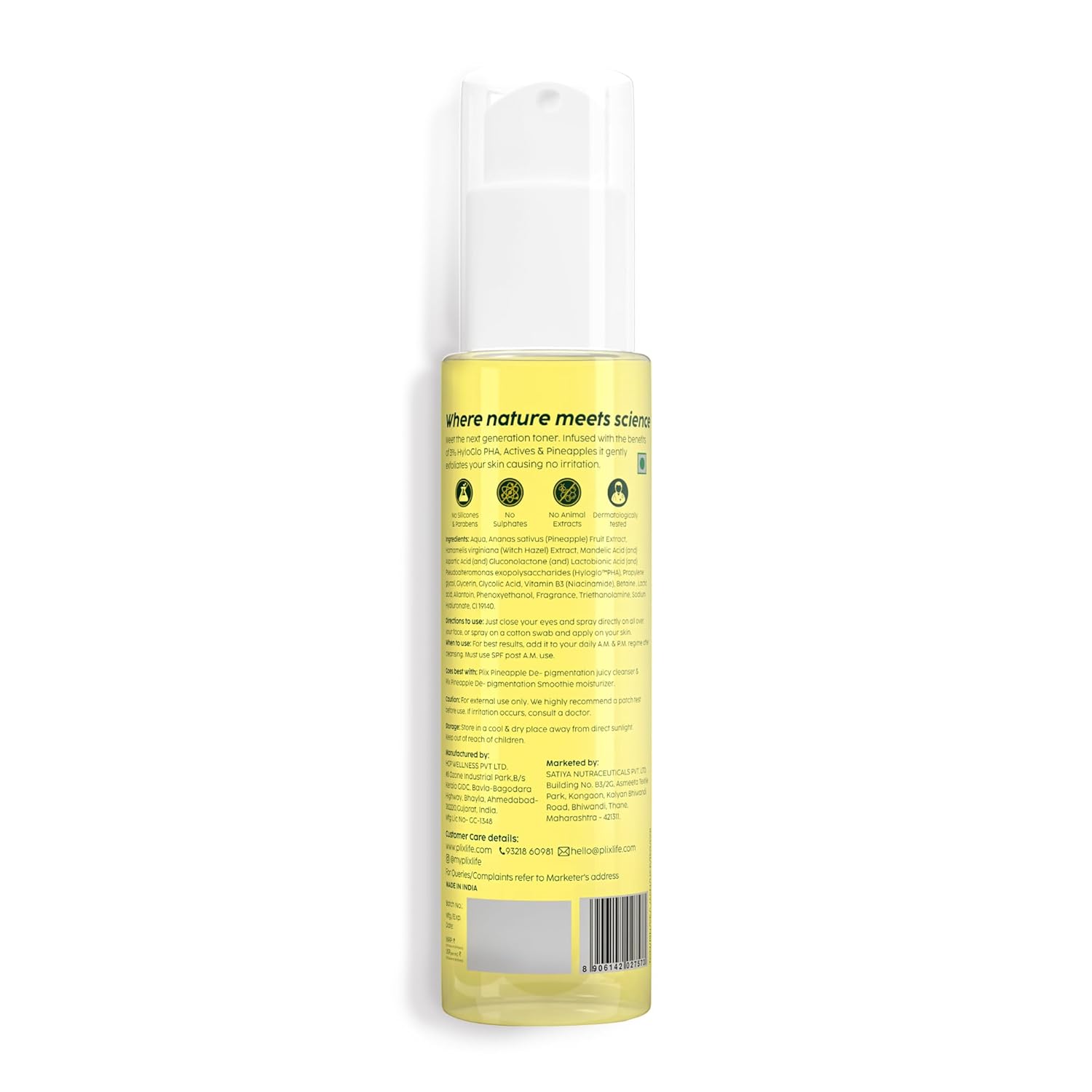 PLIX Pineapple PHA 3% Alcohol Free Face Toner
