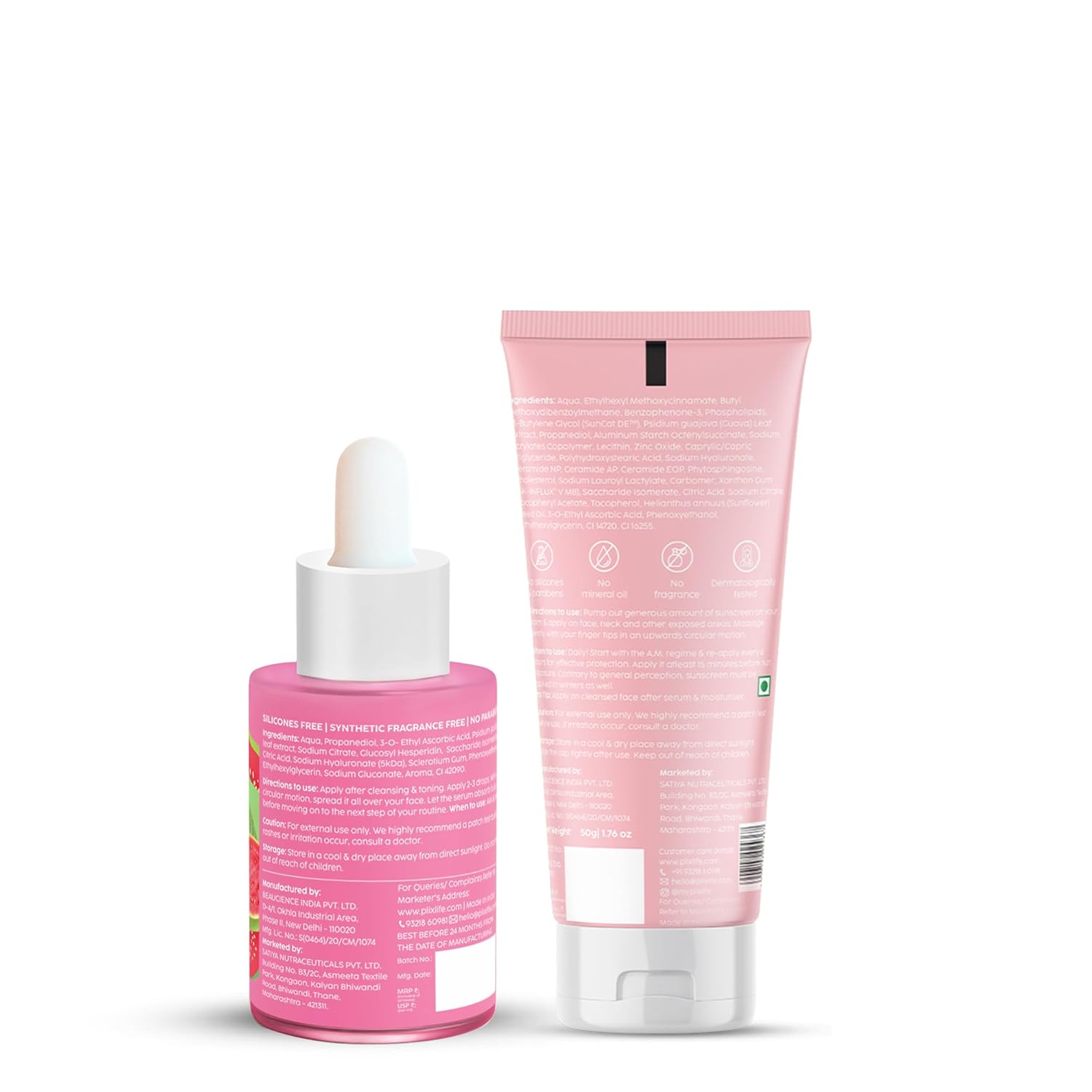 SPF 50+ Sunscreen & Vitamin C Serum