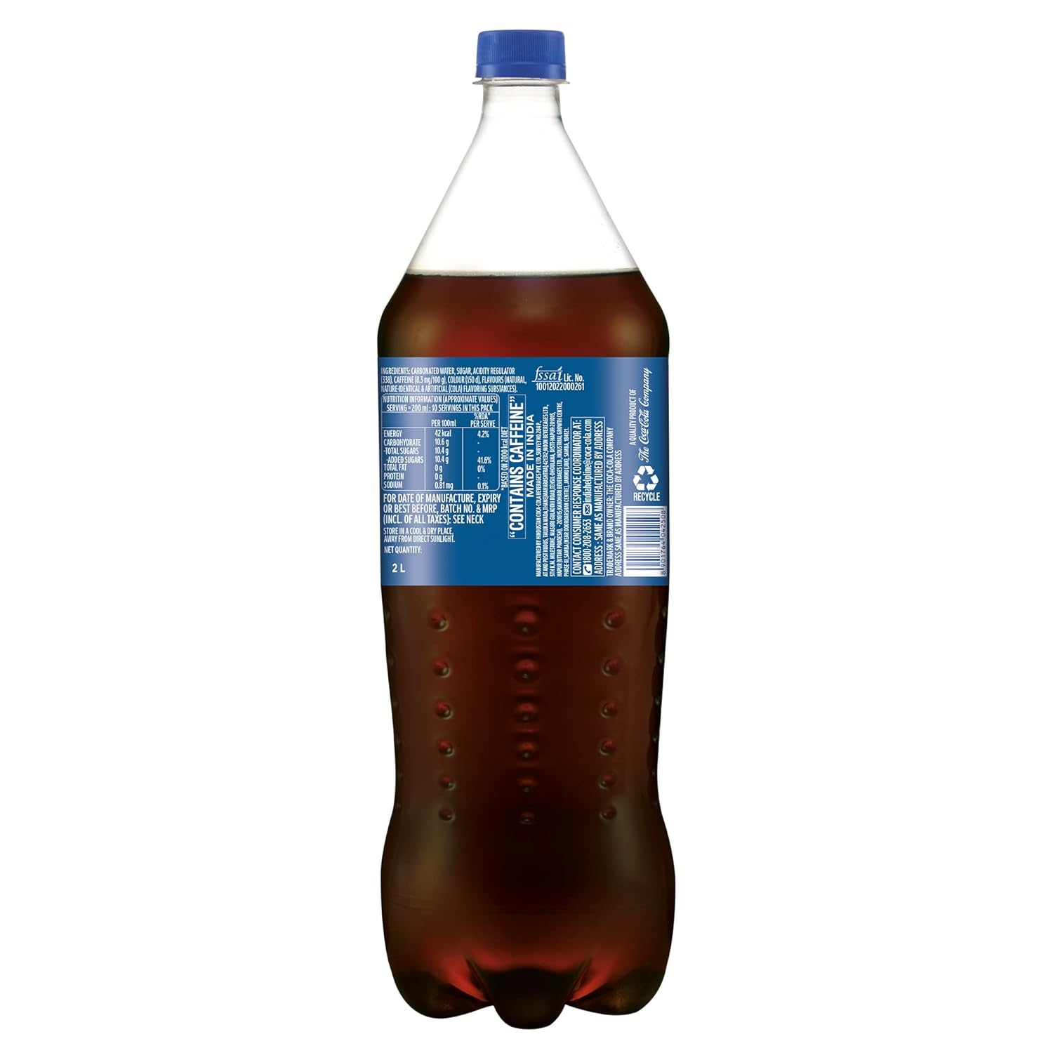 Thums Up Cola Soft Drink PET Bottle 2 Litre
