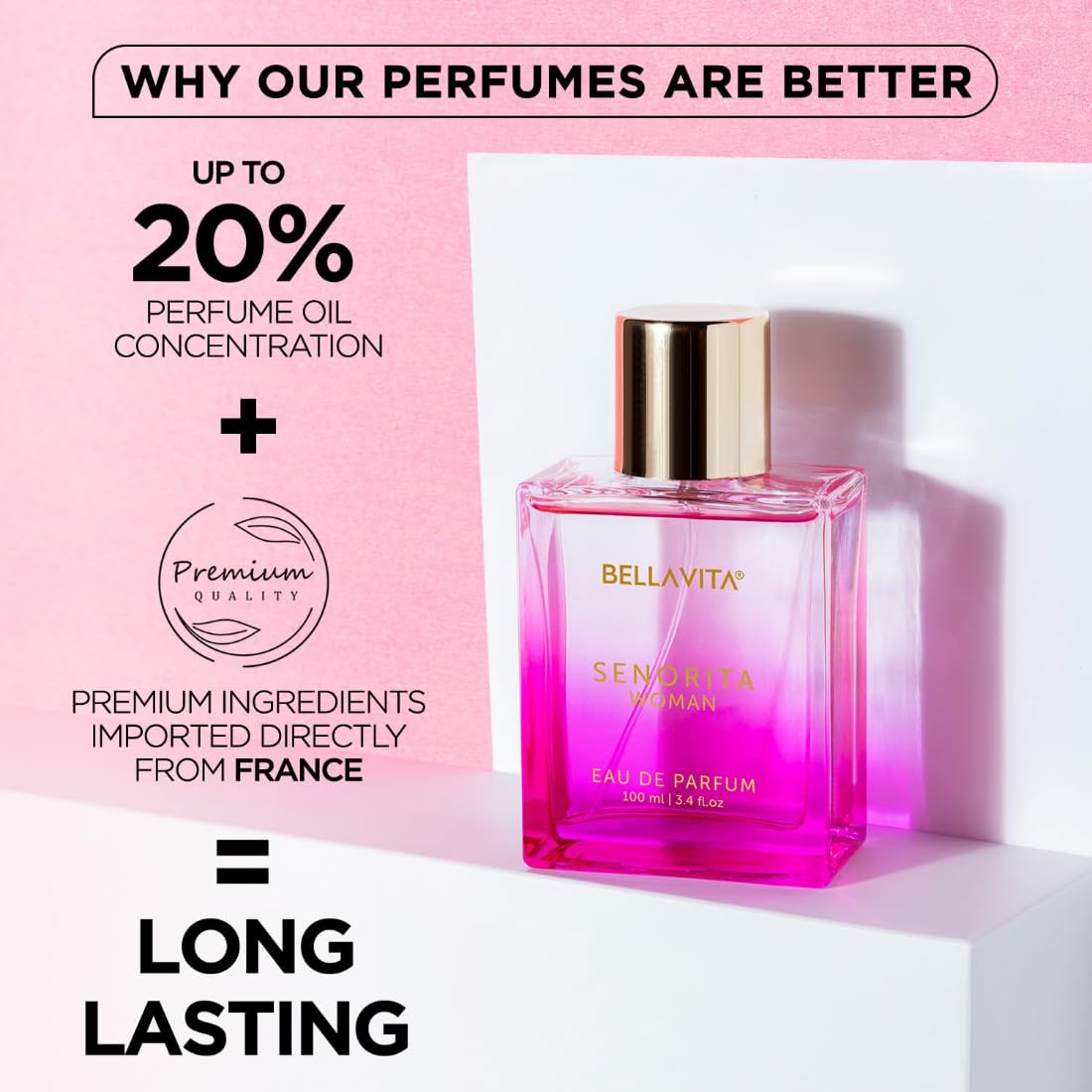 Bella Vita Luxury Senorita 100ml Floral Fruity Eau De Parfum