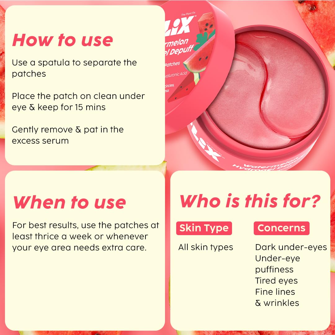 Watermelon Hydrogel Eye Patches