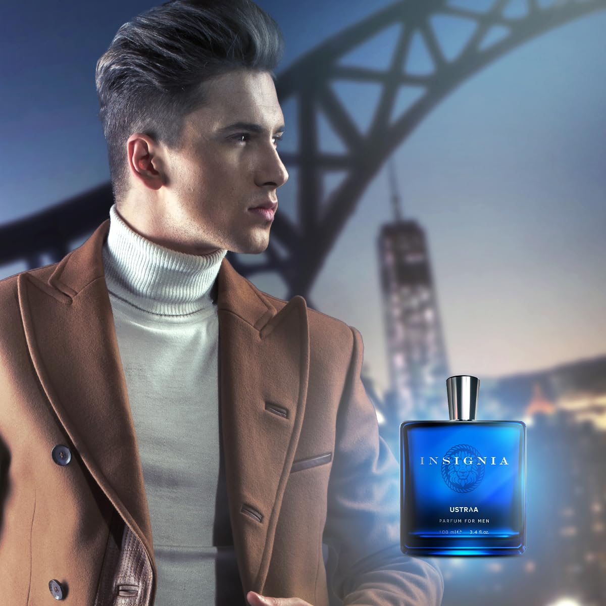 Ustraa Insignia Premium Men’s Perfume 100ml – Royal Woody Spice