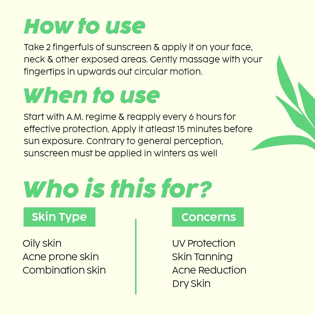Plant Fix Plix Sunscreen Spf50+