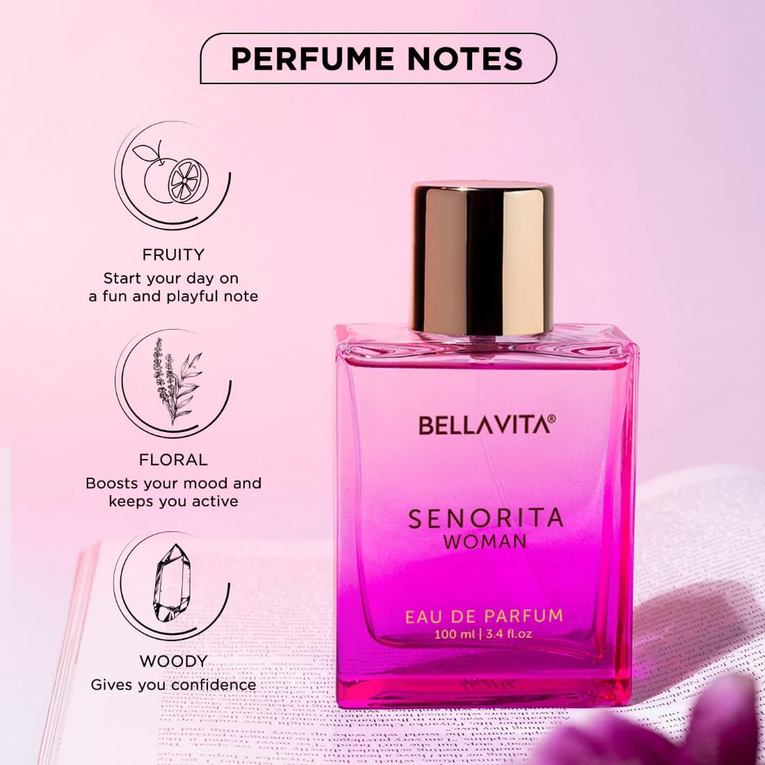 Bella Vita Luxury Senorita 100ml Floral Fruity Eau De Parfum