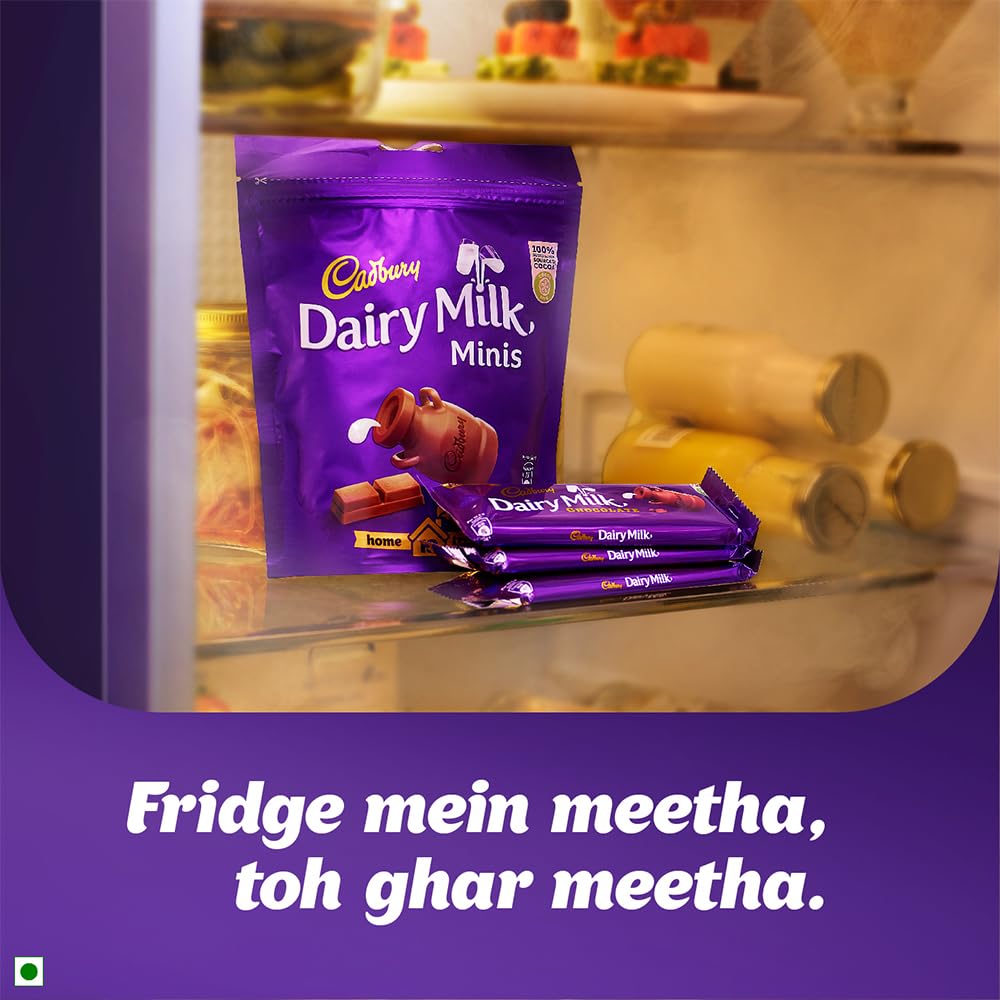 Cadbury Dairy Milk Mini Treats 98g Creamy Milk Chocolate Bar