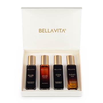 Bella Vita Luxury 4‑Piece Men’s Perfume Gift Set 20ml