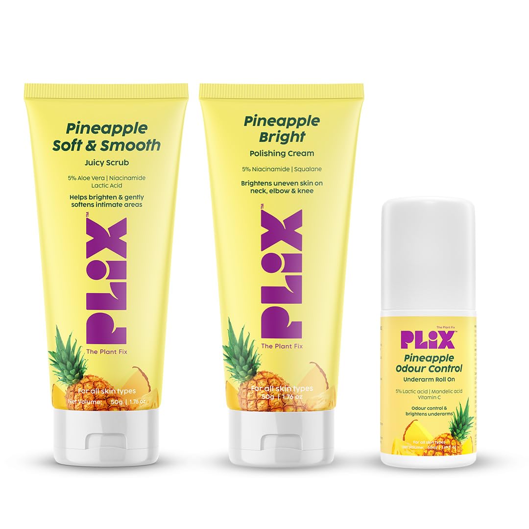 PLIX Plant Fix Pineapple Body Care Kit