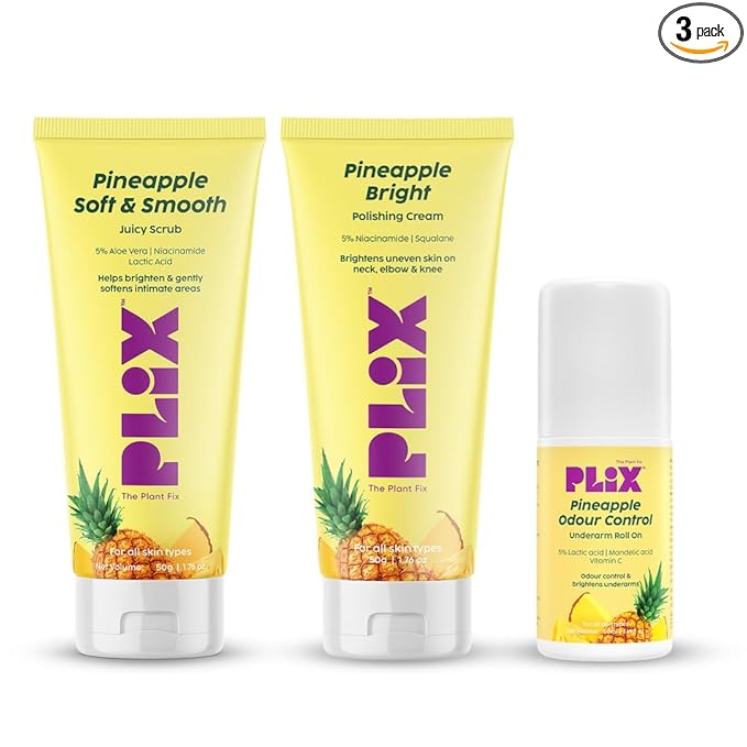 PLIX Plant Fix Pineapple Body Care Kit