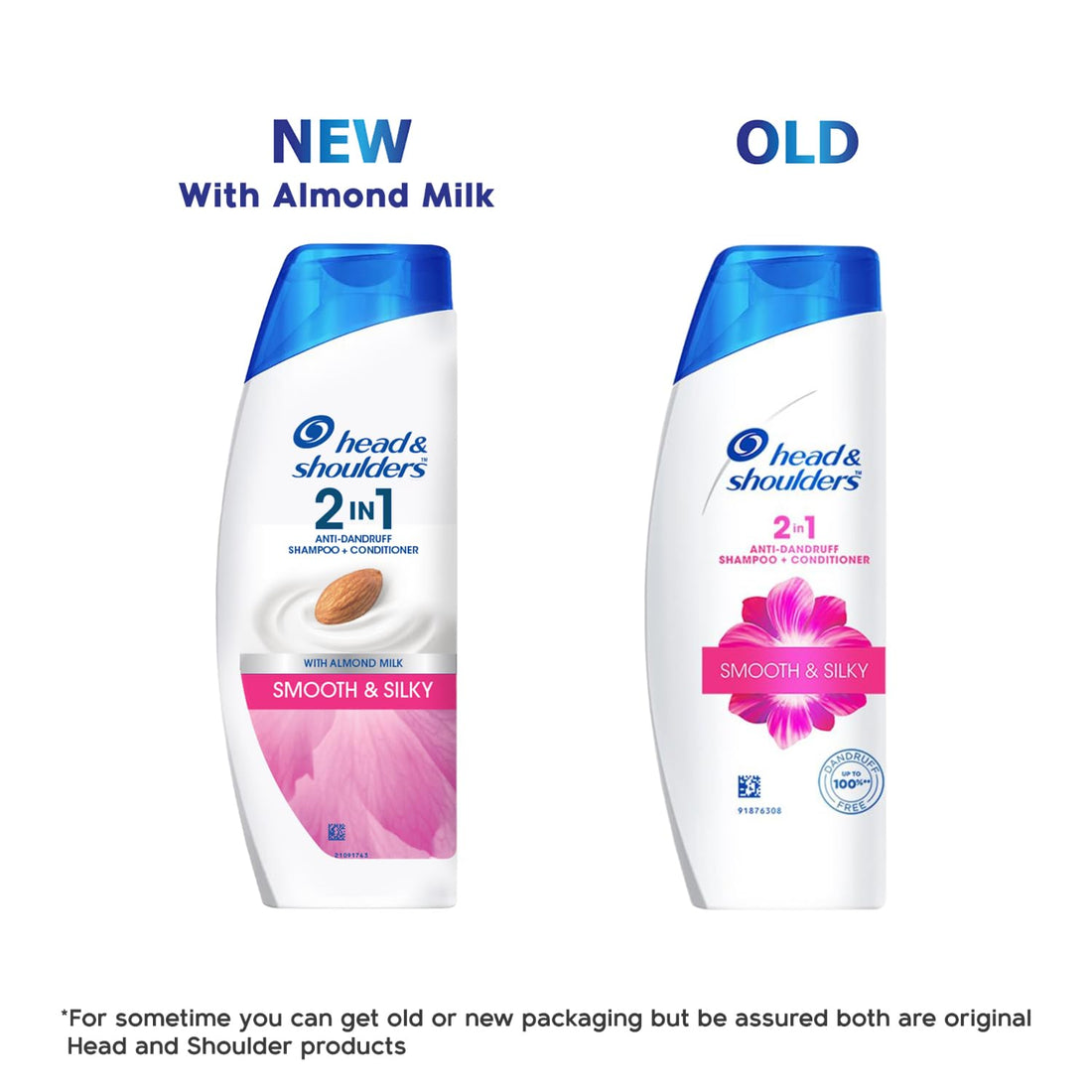 Head & Shoulders Smooth Silky Anti-Dandruff 2-in-1 Shampoo 180ml