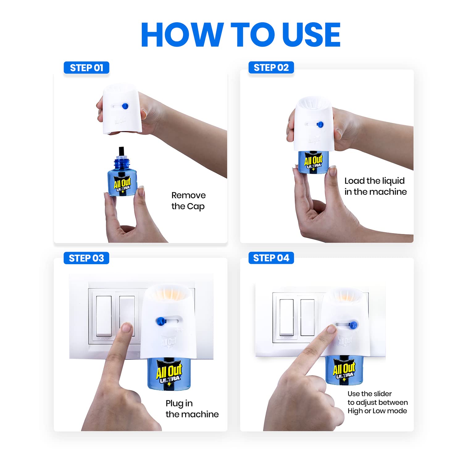 All Out Ultra Mosquito Repellant Machine with 2 Refills