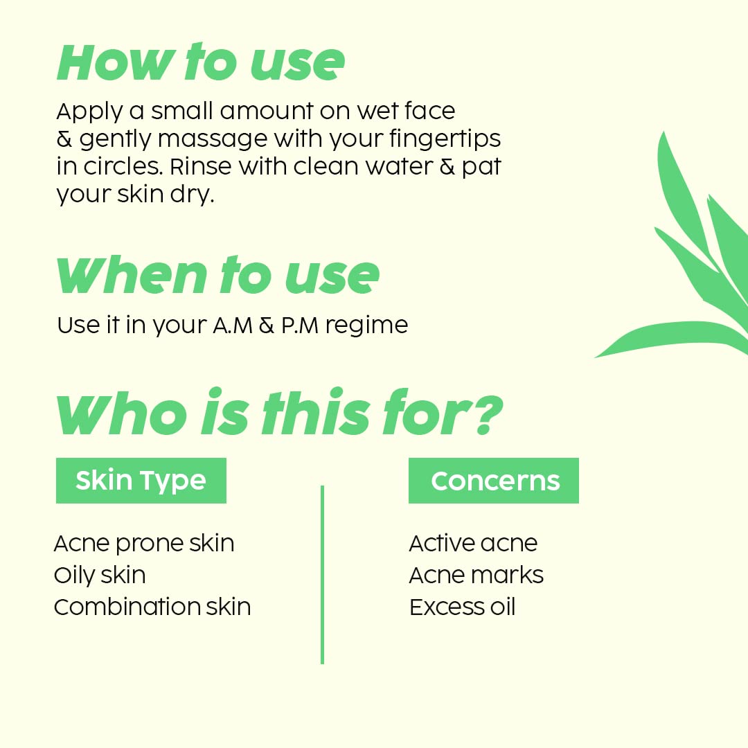 Salicylic Face Wash Cleanser Gel