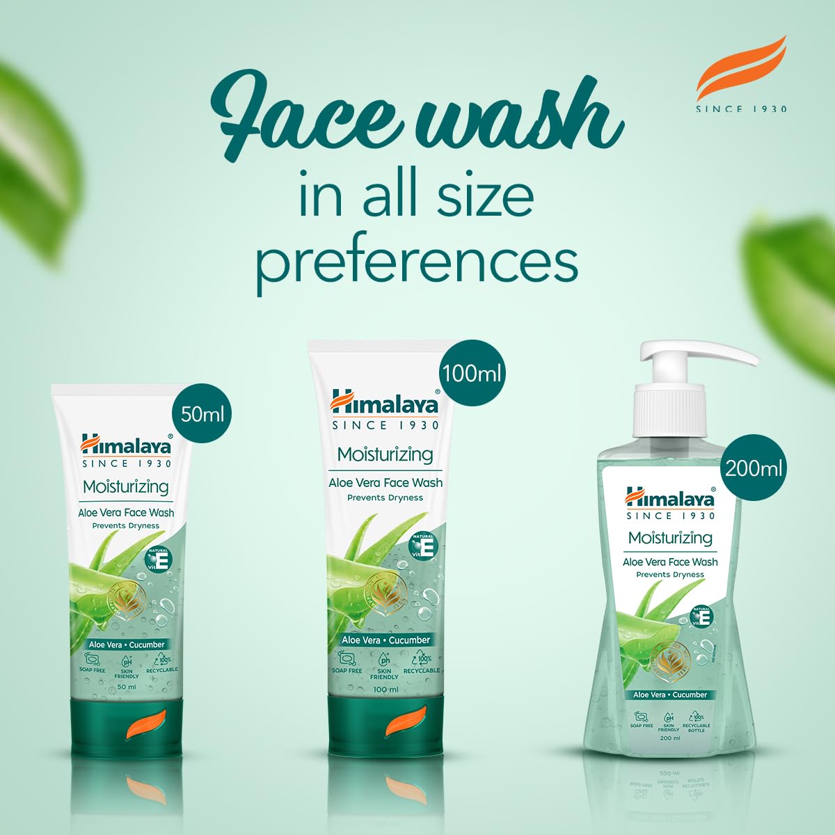 Himalaya Moisturising Aloe Vera Face Wash 200ml – Hydrating Skin Care