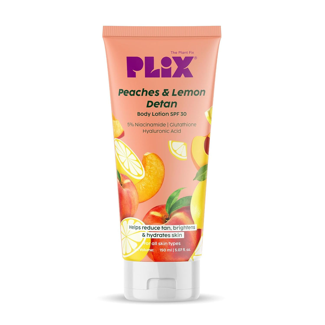 PLIX THE PLANT FIX Peaches & Lemon Detan Body Lotion