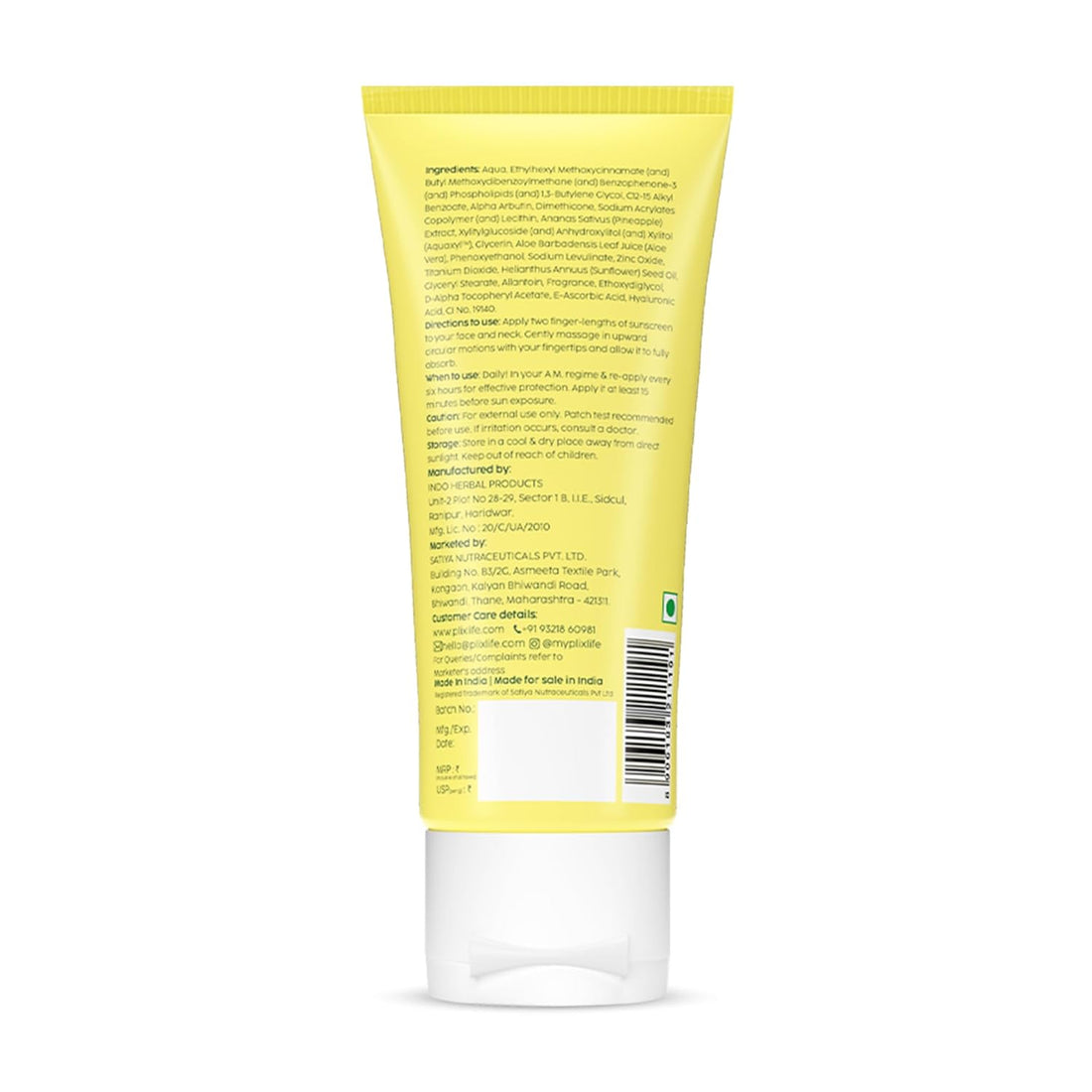 Pineapple Sunscreen SPF 50