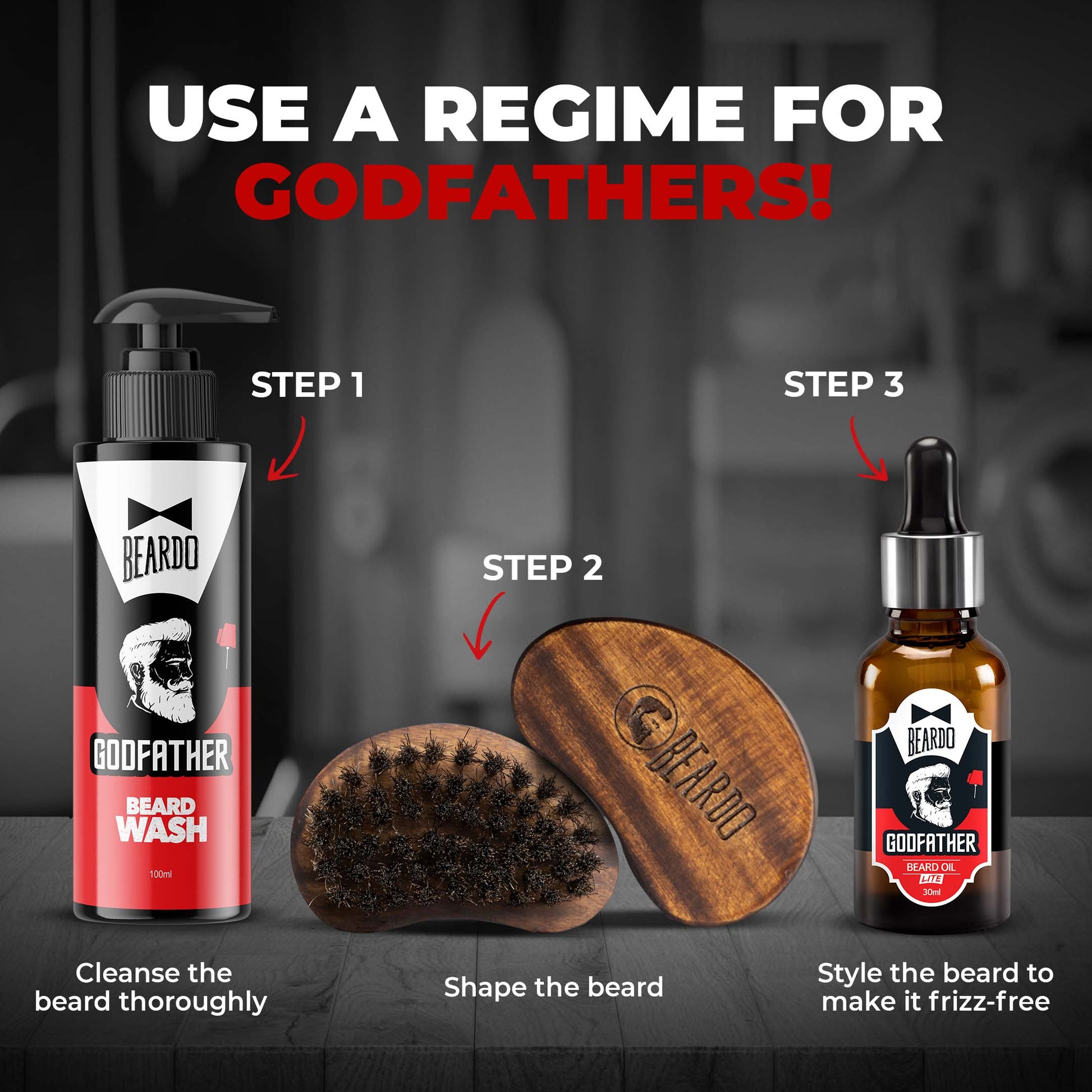 Beardo Godfather Combo