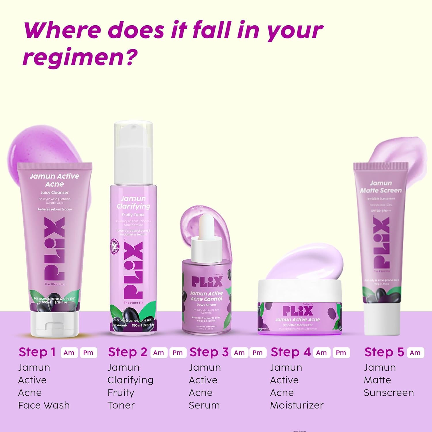 PLIX Active Regime with Toner & Salicylic Acid