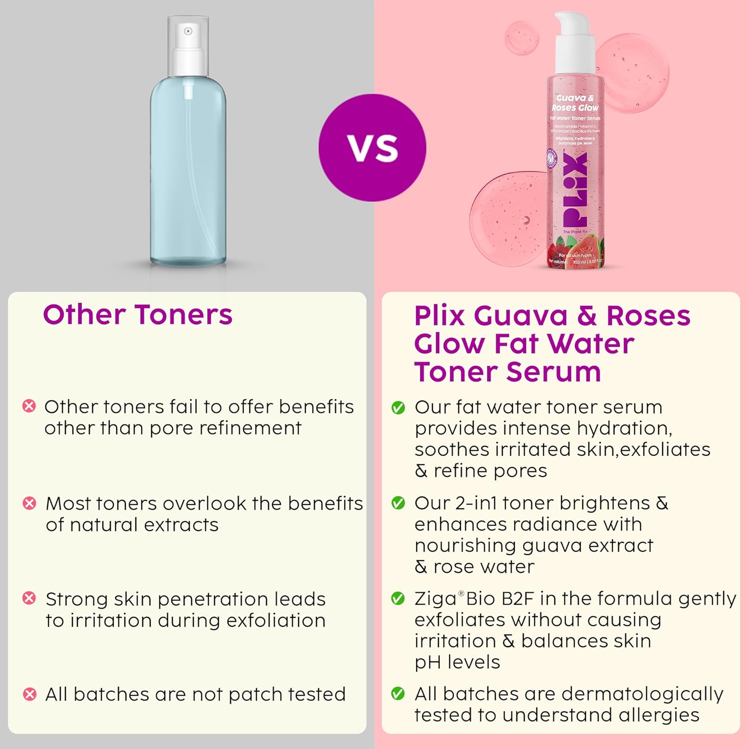 PLIX Guava Roses Toner Serum