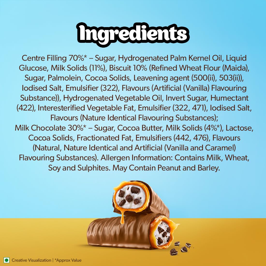 Cadbury 5 Star Oreo Chocolate Bar 21g Caramel Crunch Delight