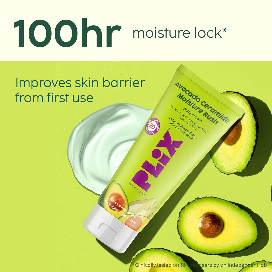 Plix Avocado Ceramide Moisture Rush Fatty Cream 50G