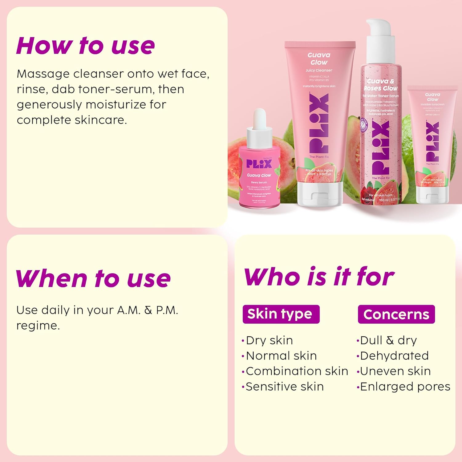 PLIX Guava Roses Regime