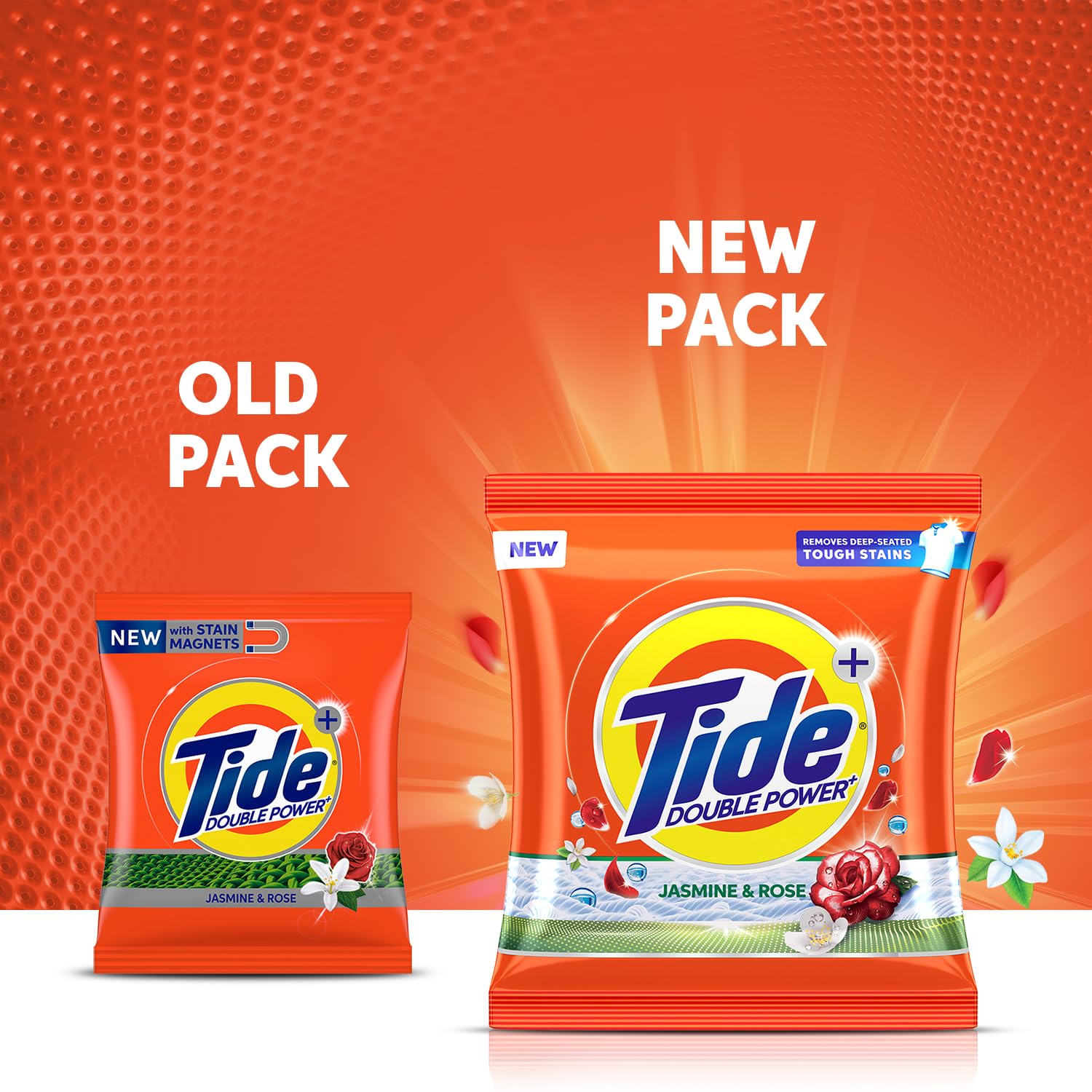Tide Plus Double Power Detergent Powder 1.5kg Jasmine Rose